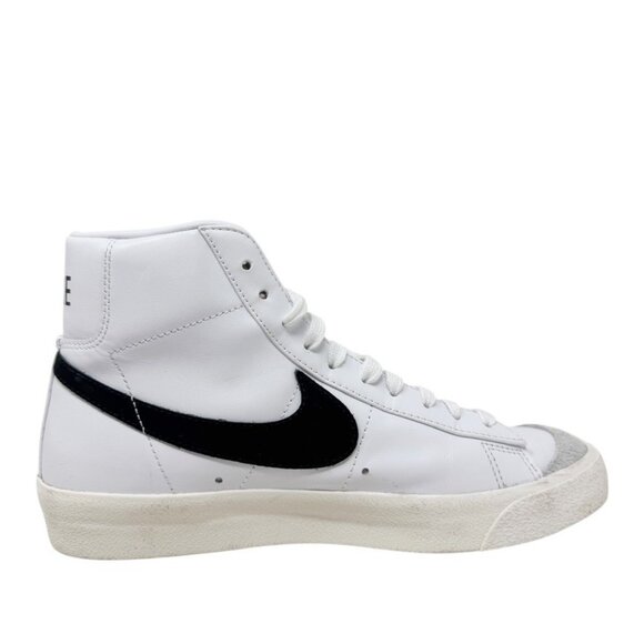 Nike Blazer Mid ’77 White Black Women’s Sneakers Size 7.5 Leather Retro Classic - Picture 5 of 15